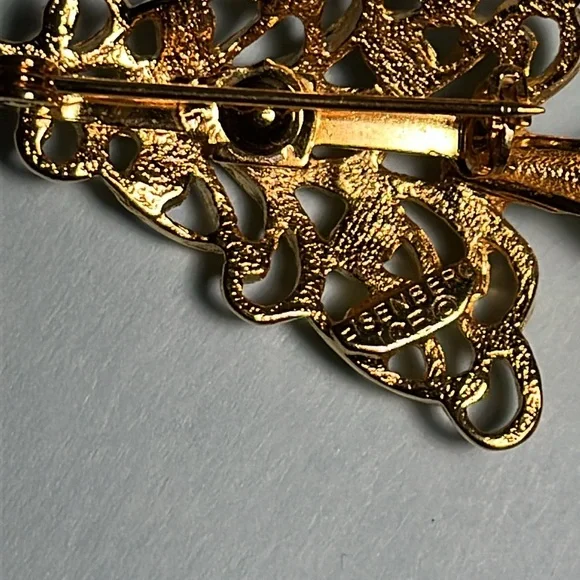 Vintage Eisenberg Ice Christmas Tree Pin Brooch - Picture 4 of 9